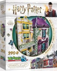 Wrebbit 3D puzzle Harry Potter: Madam Malkinová: Odevy pre každú príležitosť a Zmrzlinárstvo Florea