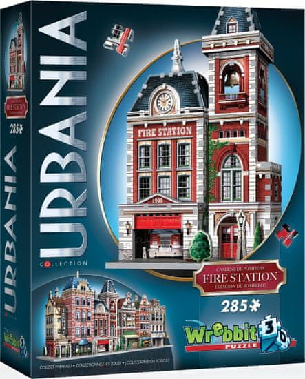 Wrebbit 3D puzzle Urbania: Hasičská stanica 285 dielikov