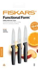FISKARS Sada univerzálnych nožov Functional Form, 3 lúpacie nože