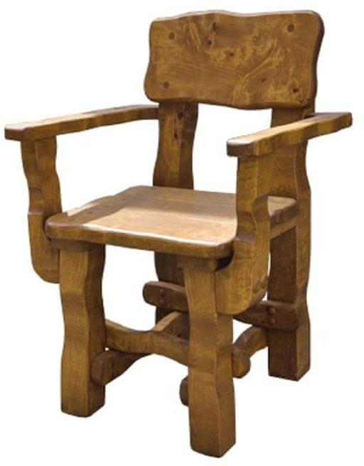 eoshop Záhradná stolička MO098 (Farba dreva: Rustikal)