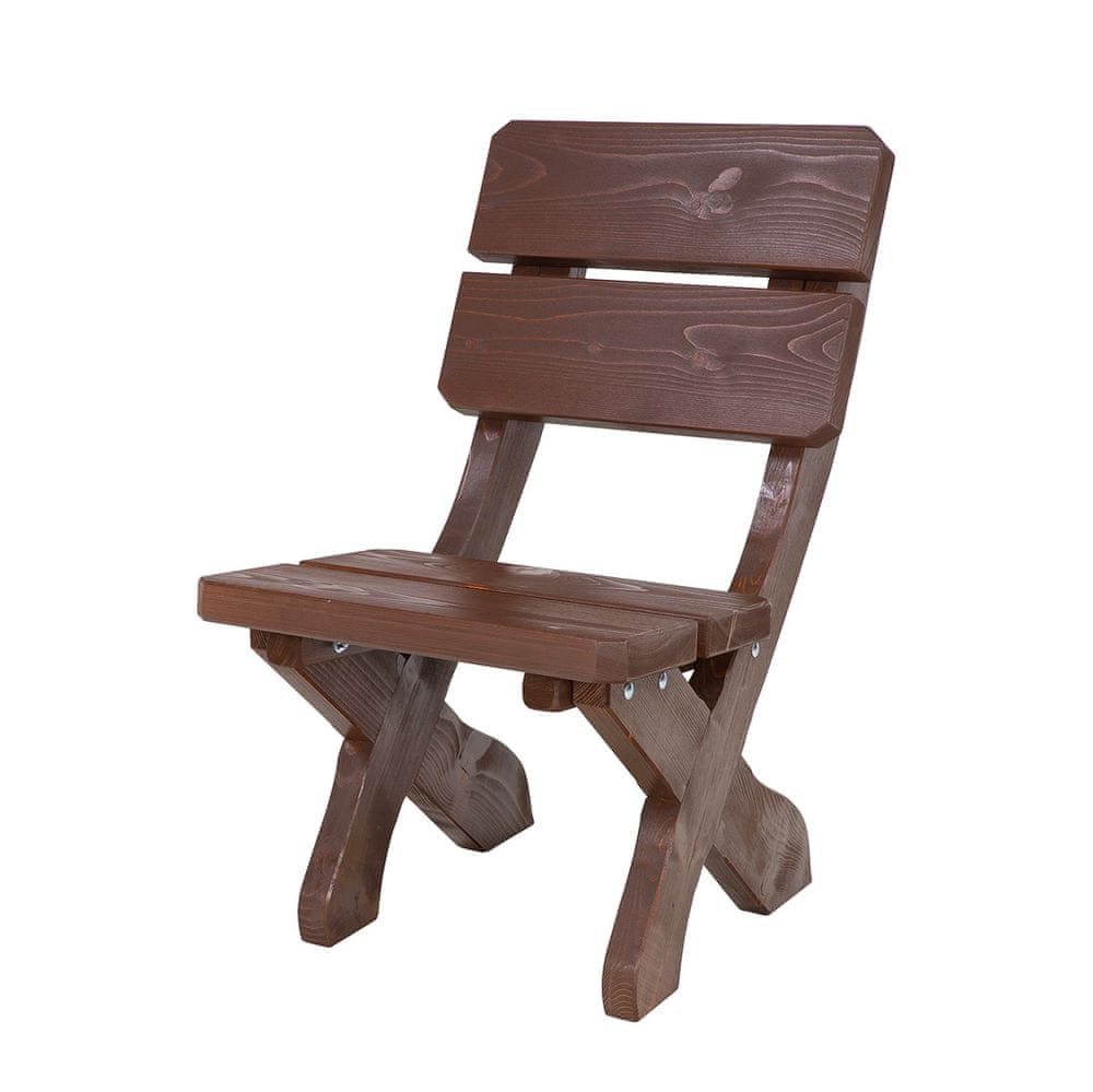 eoshop Záhradná stolička MO112 (Farba dreva: Týk)