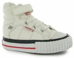 - Atoll Mid PU Infants Skate Shoes - White/Red - C3
