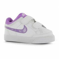 Nike - Capri 3 Leather Trainers Infant Girls - White/Fuchsia - C4 (20)