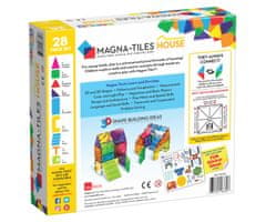 Valtech Valtech Magna Tiles - Dom (28 ks) / Magna Tiles - House (28 pc)