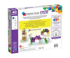 Valtech Valtech Magna Tiles - X FreeStyle (40 ks) / Magna Tiles - X FreeStyle (40 pc)