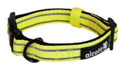 Alcott Reflexný obojok pre psov Adventure žltý veľkosť M