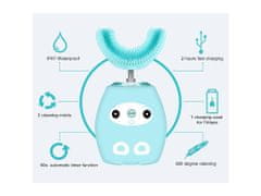 Alum online Detská vibračná elektrická zubná kefka - modrá