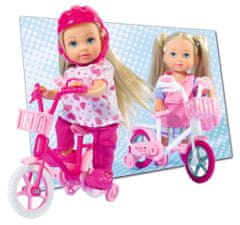 SIMBA bábika Evička na kole