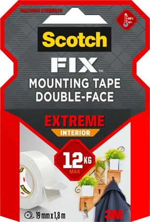 3M Samolepiaca páska "Extreme Interior", obojstranná, extra pevná, 19 mm x 1,5 m, 7100263859
