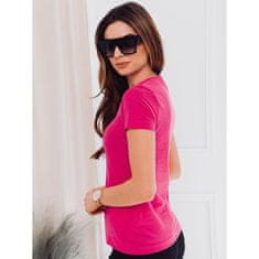 Edoti Dámske jednofarebné tričko PEONY ružové MDN17402 M