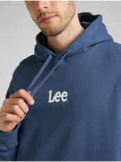 Modrá pánska mikina s kapucňou Lee M