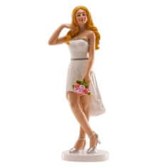 Dekora Svadobná figúrka na tortu 16 cm samostatná žena