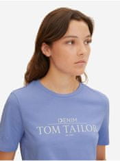 Tom Tailor Tričká s krátkym rukávom pre ženy Tom Tailor Denim - svetlofialová XS