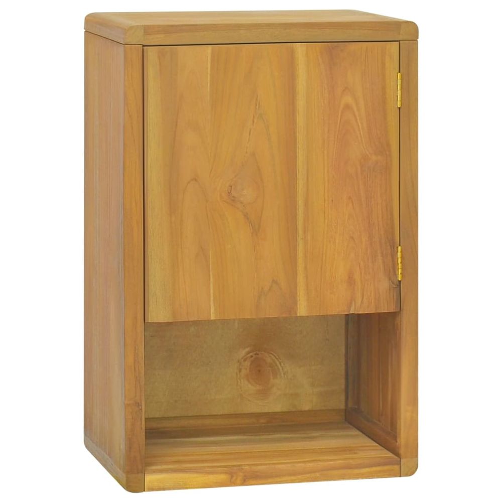 Vidaxl Kúpeľňová nástenná skrinka, 45x30x70 cm, masívne teakové drevo