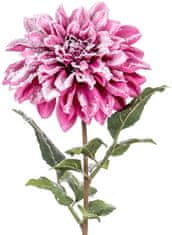 Autronic Jiřinka, farba tmavá ružová srienistá. Kvetina umelá. KUC2535