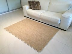 eoshop Kusový koberec Color Shaggy béžový (Variant: Okrúhly priemer 67 cm)