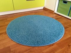 eoshop Kusový koberec Color shaggy modrý (Variant: 67 cm okrúhly)