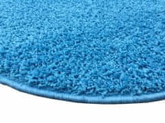 eoshop Kusový koberec Color shaggy modrý (Variant: 67 cm okrúhly)