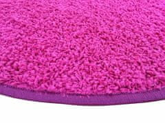 eoshop Kusový koberec Color shaggy ružový (Variant: 67 cm okrúhly)