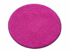 eoshop Kusový koberec Color shaggy ružový (Variant: 67 cm okrúhly)