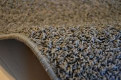 eoshop Kusový koberec Color Shaggy sivý (Variant: Okrúhly priemer 67 cm)