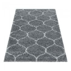 eoshop Kusový koberec Salsa shaggy 3201 grey (Variant: 80 x 250 cm)