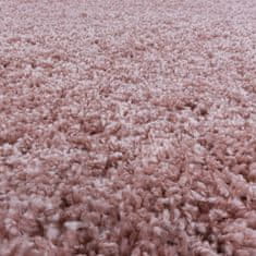 eoshop Kusový koberec Sydney shaggy 3000 rose (Variant: Kruh priemer 80 cm)