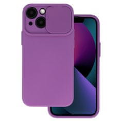 TopQ  Camshield Soft pre Iphone 15 Purple