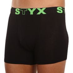 Styx Pánske boxerky long športová guma čierne (U962) - veľkosť M