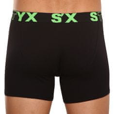 Styx Pánske boxerky long športová guma čierne (U962) - veľkosť XL