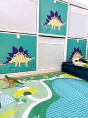 Amadeus Detský koberec Dinosaurus zelený 120 x 77 cm
