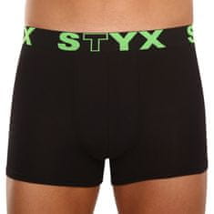 Styx Pánske boxerky športová guma čierne (G962) - veľkosť L