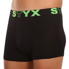 Styx Pánske boxerky športová guma čierne (G962) - veľkosť XL