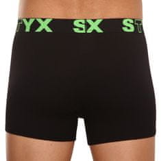 Styx Pánske boxerky športová guma čierne (G962) - veľkosť XL