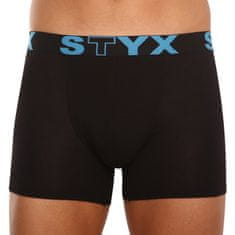 Styx Pánske boxerky long športová guma čierne (U961) - veľkosť S