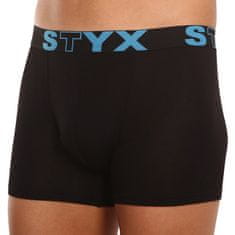 Styx Pánske boxerky long športová guma čierne (U961) - veľkosť S