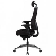 Bruxxi Kancelárska stolička Lener, 149 cm, čierna