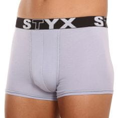 Styx Pánske boxerky športová guma svetlo sivé (G1062) - veľkosť S