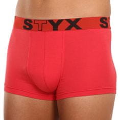 Styx Pánske boxerky športová guma červené (G1064) - veľkosť S