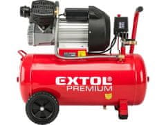 Extol Premium Olejový kompresor (8895315) príkon 1,8kW, nádoba 50l, max. 8bar