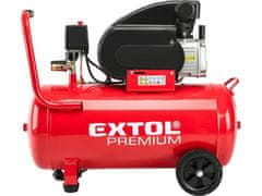 Extol Premium Olejový kompresor (8895315) príkon 1,8kW, nádoba 50l, max. 8bar