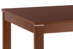 Autronic Drevený jedálenský stôl Jídelní stůl rozkládací 120+30x80 cm, barva třešeň (BT-6777 TR3)