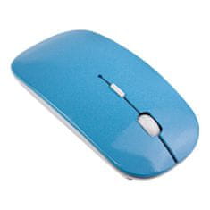 Northix 2,4 GHz bezdrôtová myš – super tenký dizajn – svetlo modrá 