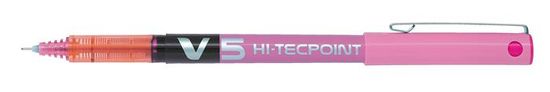 Pilot Roller s tekutým atramentom "Hi-Tecpoint V5", ružová, 0,3 mm, BX-V5-P