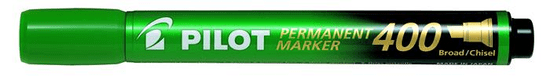 Pilot Permanentný popisovač "Permanent Marker 400", zelená, 1,5-4 mm, klinový hrot, SCA-400-G