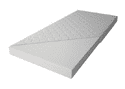 eoshop Poschodová posteľ RICO 90x200 cm, biela/grafitová (Voľba matraca: Penový matrac)