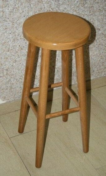 eoshop Buková stolička o výške 73 cm (Farba: Buk prírodný)