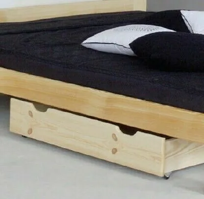 eoshop Úložný priestor pod posteľ 98 cm (Farba dreva: Biela)
