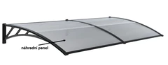 eoshop Panel polykarbonátu pre vchodový prístrešok 970x493,5mm