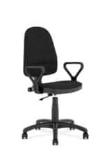 Halmar Kancelárska stolička BRAVO, čierna, látka OBAN EF019